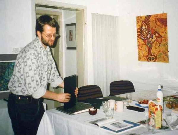 Der Künstler Rabemann im Kunstverein Böblingen